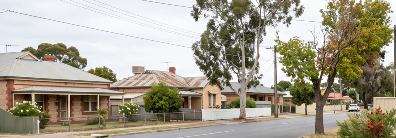 Quiet Salisbury residential street, a typical setting for rental property drain service